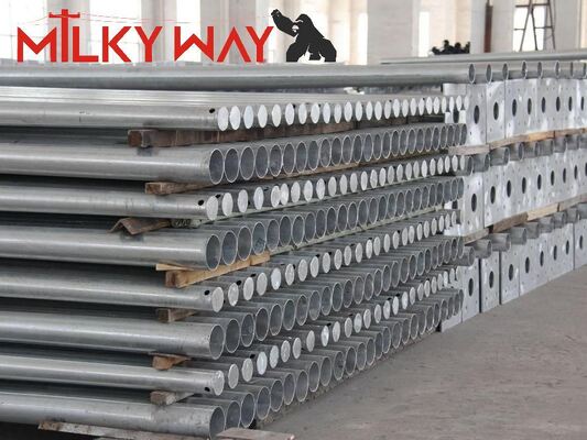 Polvo eléctrico de acero de alta resistencia S500MC con superficie galvanizada en caliente y tornillos fijados en acero inoxidable para redes eléctricas