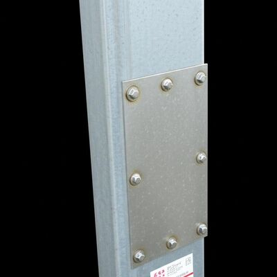 Polvo de energía de acero de instalación incrustada con AWS D1.1 estándar de soldadura para líneas de transmisión de 10-550 kV