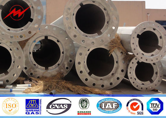 distribución de poder galvanizada para uso general octagonal de la inmersión caliente de postes de poder de los 9M 440DAN Dan postes