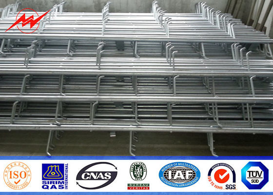 132 torre de poste de la carga del kilovoltio 27Meter 1500kg mono para la telecomunicación móvil de la transmisión