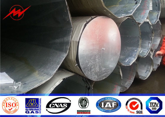 Corriente eléctrica de alta resistencia galvanizada poste del 12.2m para la línea proyecto de la distribución de poder