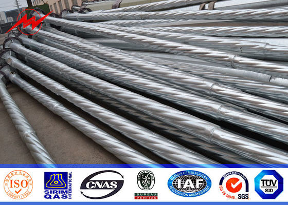 transmisión doble de poste de poder del metal del circuito del 16M para la línea aérea torre del acero