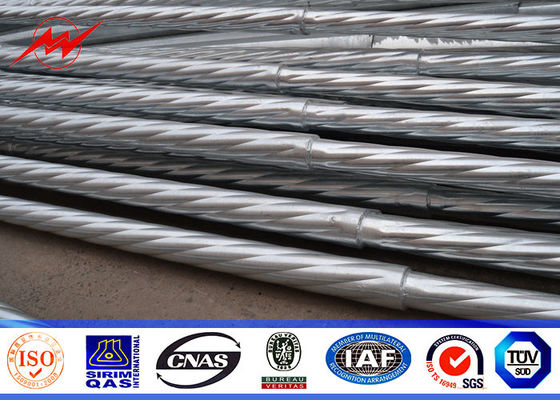 Transmisión de poder de baja tensión del 11.9m postes para la línea de transmisión de 69 kilovoltios proyecto