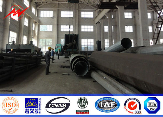 Transmisión de poder de baja tensión del 11.9m postes para la línea de transmisión de 69 kilovoltios proyecto