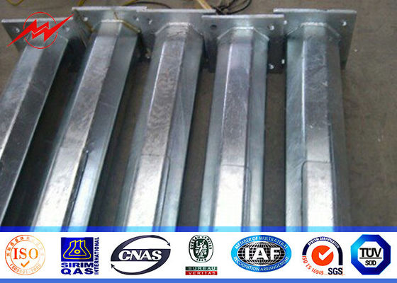 Calle al aire libre octagonal postes ligeros los 5M al 15M con el brazo curvado doble del diámetro de 60m m