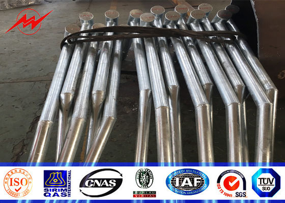 Accesorios galvanizados acero cónico de la torre de Electric Power del soporte del canal del ángulo