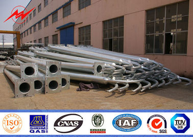 Q235 galvanizados escogen la calle postes ligeros del brazo con el brazo ligero cónico de la longitud de 3M