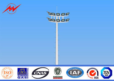 Columnas de iluminación cónicas de alto mástil de luz de torre de 80 m de alto