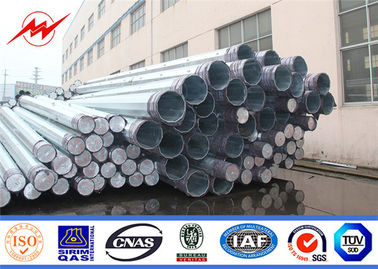 inmersión caliente gruesa de acero 127-248m m tubular de poste de poder de los 35ft 2,75/3m m galvanizada