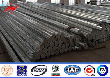 El Cctv octagonal afilado poste para uso general de acero galvanizó poder tubular del metal