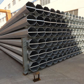 poder de acero poste, poste de acero galvanizado del 17M 800 Dan para la línea eléctrica de la transmisión de poder