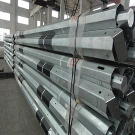 poder de acero poste, poste de acero galvanizado del 17M 800 Dan para la línea eléctrica de la transmisión de poder