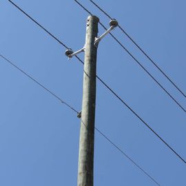 2.75*127*248*10670m m GR, poder de acero poste Monopoles de 345 Mpa HDG con AWS D1.1