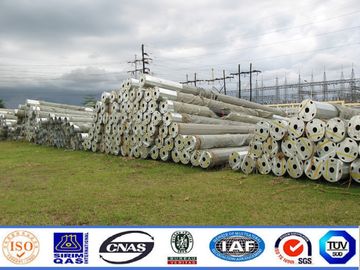 distribución de poder de los 35FT poste para el proyecto de Filipinas con la forma octagonal de Setion
