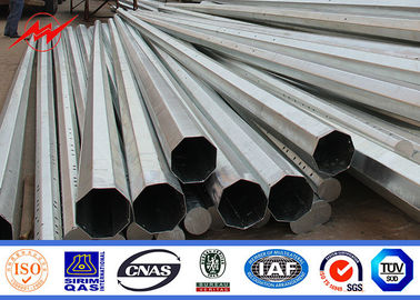 estándar de acero galvanizado de poste Filipinas NEA de la inmersión caliente de los 25FT 2.5m m Thickenss