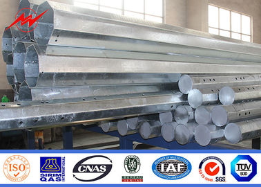 Una carga de cálculo de acero galvanizada eléctrica del diseño los 35FT poste 500kg de la sección