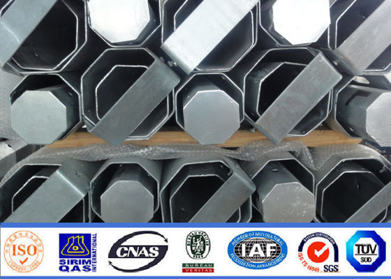 50FT Pollo de energía eléctrica octogonal para transmisión de energía 10 KV 550 KV 1,8 Factor de seguridad