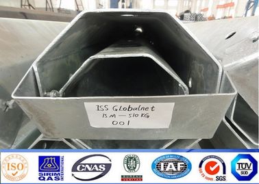los 9m 4kn poste para uso general de acero para la línea de transmisión eléctrica de arriba proyecto