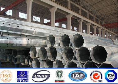 Los 10m octagonales el 18m Q235 galvanizaron el metal poste