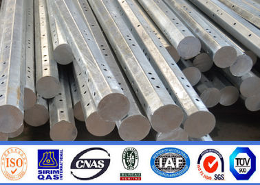 Corriente eléctrica de alta resistencia galvanizada poste del 12.2m para la línea proyecto de la distribución de poder
