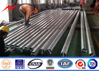 La inmersión caliente galvanizó longitud de 60 pies 70 pies el grado 65 ASTM A572 de 90 del pie del metal postes de poder