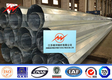 metal galvanizado Dan 693,23 poste de los 9.4m el 11.6m el 13.8m con el grueso de 3m m