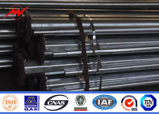 Columna de los 10m el 11m Electric Power postes de la galvanización de la inmersión caliente para Uruguay