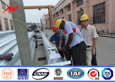 La transmisión y la distribución de Electric Power galvanizaron el voltaje clasificado 10~550KV de acero de postes