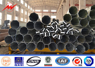 El Cctv octagonal afilado poste para uso general de acero galvanizó poder tubular del metal