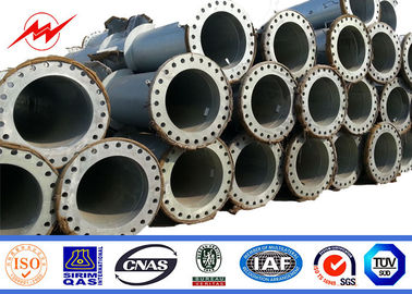Línea poder poste de acero galvanizado octagonal de Transimission los 70FT los 94FT el 120FT