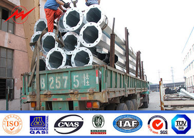 Poder para uso general tubular galvanizado poste de la transmisión eléctrica para el equipo de la distribución