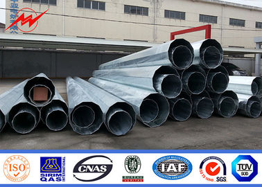 los 75FT Filipinas NGCP poste de acero galvanizado estándar con 4-5m m Thickenss