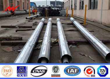 los 75FT Filipinas NGCP poste de acero galvanizado estándar con 4-5m m Thickenss