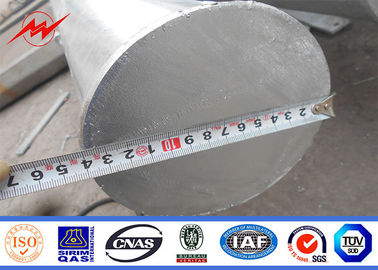 69KV los 45FT 2 estándar de acero galvanizado eléctrico de Segements poste Filipinas NEA
