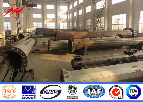 tipo de la fundación de los 90FT - galvanización en baño caliente poligonal de 2 Segements poste