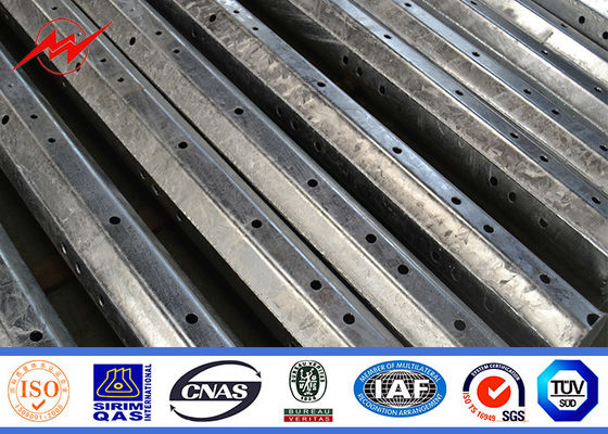 La inmersión caliente galvanizó la corriente eléctrica de alto voltaje poste del 11m para la transmisión eléctrica 220kv