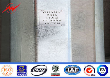 200 poste de acero galvanizado Dan con la capa media 100 micrones para Painiitng corrosivo anti