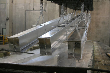 poder de acero Columniform poste del 100ft galvanizado para la línea de transmisión