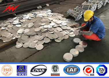 El ISO los 9m 10m galvanizó a poste de acero con el alto rendimiento de 2.75m m - de 3m m Thickenss