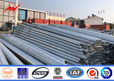 El ISO los 9m 10m galvanizó a poste de acero con el alto rendimiento de 2.75m m - de 3m m Thickenss