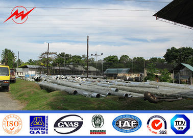 corriente eléctrica poste, transmisión eléctrica postes del grueso los 40ft 500KG Gr65 de 3m m