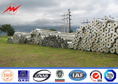velocidad del viento de la galvanización los 30m/S de postes de la transmisión del acero eléctrico de los 8m 5KN Q345
