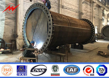 metal galvanizado los 30m poste, línea de transmisión larga vida de los 20m los 24m los 27m de postes
