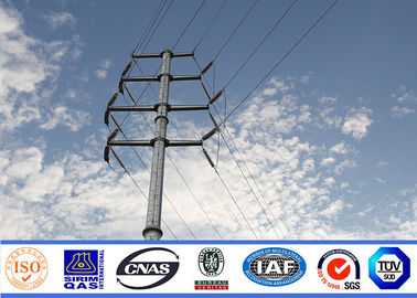 línea tamaño de los 70FT los 94FT el 120FT Transimission de poste 12 de la corriente eléctrica para la construcción