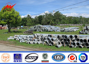 Polos tubulares de acero galvanizado de potencia para 10kv 20kv 35kv 66kv 69k 110kv 132kv 138kv 220kv 230kv