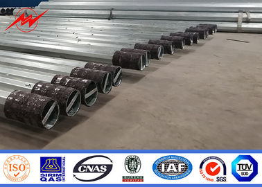 TIPO metal galvanizado E poste, línea de transmisión larga vida de los 75FT los 80FT NGCP de postes