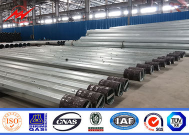 TIPO metal galvanizado E poste, línea de transmisión larga vida de los 75FT los 80FT NGCP de postes