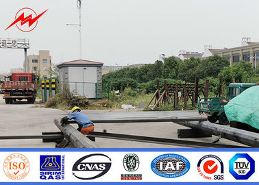 TIPO metal galvanizado E poste, línea de transmisión larga vida de los 75FT los 80FT NGCP de postes