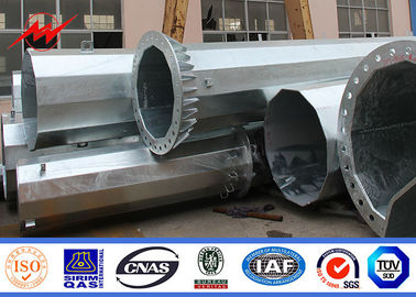 diseño de acero galvanizado eléctrico de la sección de la carga una de los 45-100FT poste 2000kg