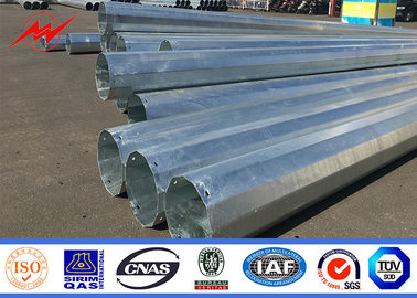 el 16m 1800 Dan Galvanized Steel Tubular Pole para la línea proyecto de la distribución